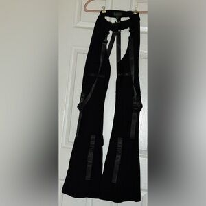 Club Exx - Black Backless Chaps